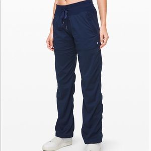 Lululemon Dance Pants - teal and black